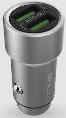 LDNIO C302 Car Charger 2 USB 3.6A + lightning silver