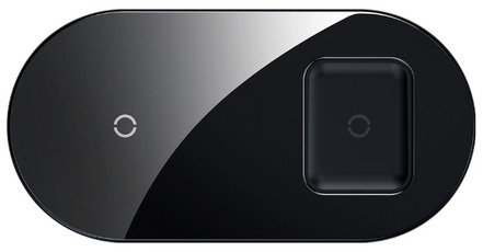 Baseus Simple 2in1 Wireless Charger black