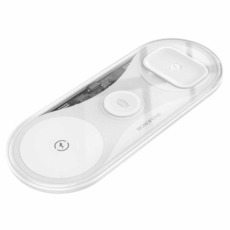 Borofone беспроводное зарядное устройство BQ19 3 в 1 white