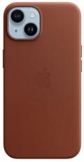 Apple чехол IPhone 14 Leather Case with MagSafe (MPP73) umber