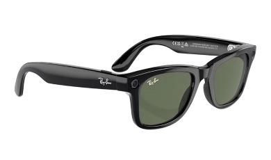 Ray-Ban Wayfarer RW 4006 shiny black/green